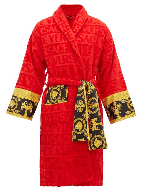 versace robe on sale men|versace men's bathrobe.